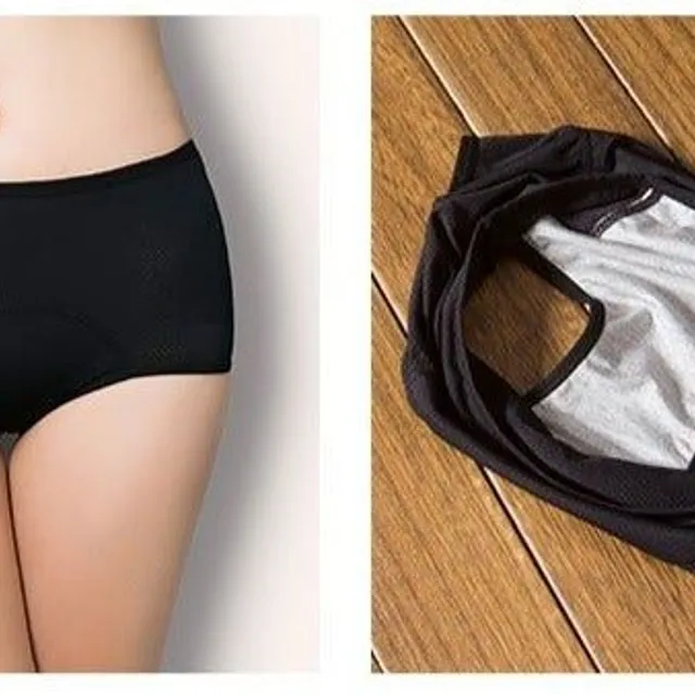 Set of menstrual panties with high waist 3pcs - more colors