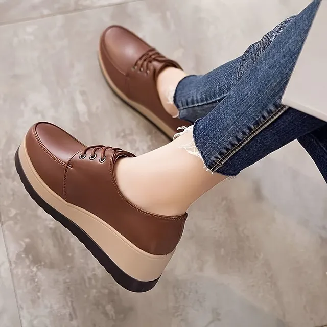 Women's Leisure Platforms with Stretching