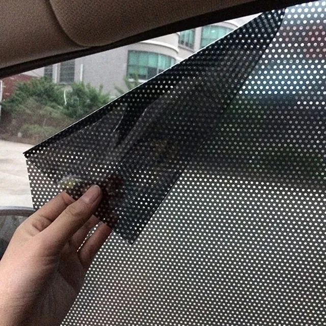 Adhesive window foil against the sun into the car - 2 pieces