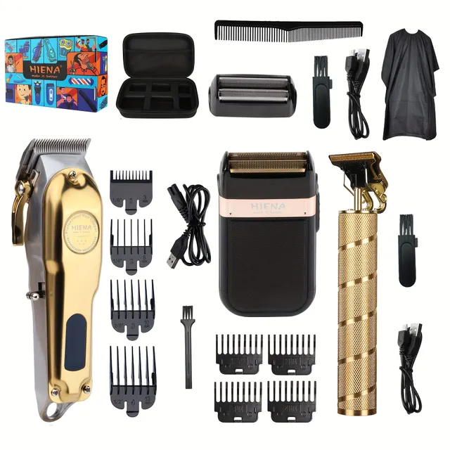 Professional men's T-bar hair trimmer - with precise cut and wireless operation