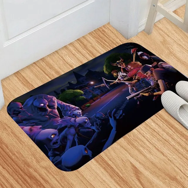 Stylish anti-slip mat with computer game motif DD001-04