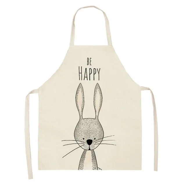 Kitchen apron with cute motif