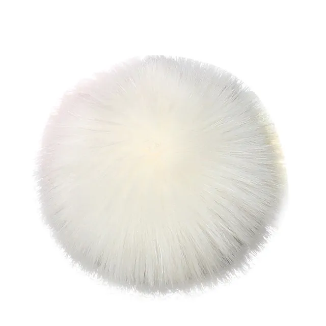 Fur pompom for hat - 12 colours