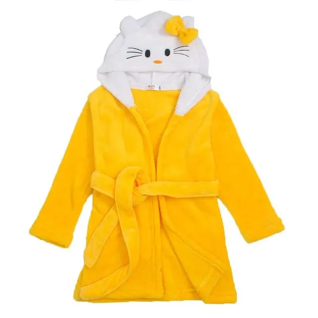 Kids cute teddy robe in the make of popular Hello Kitty