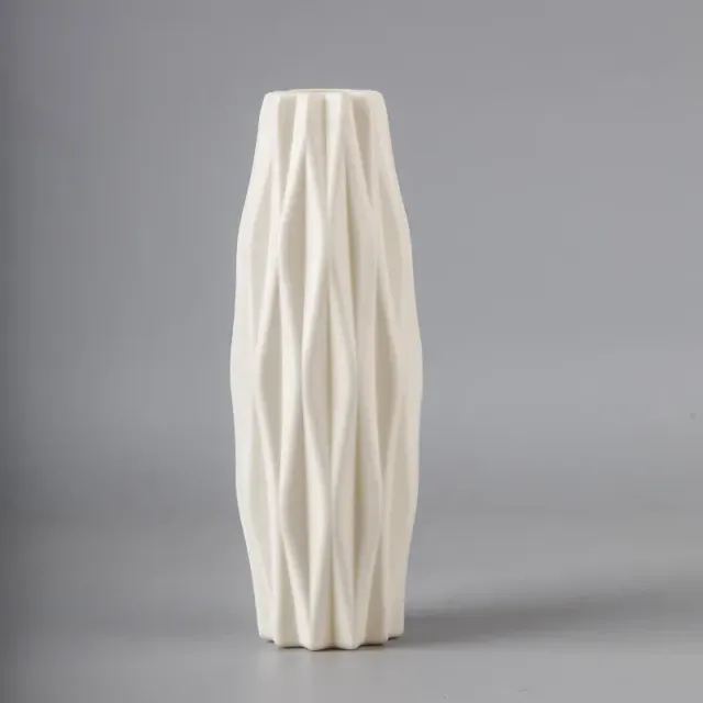 Modern vase in various shapes made of durable unbreakable material - more variants