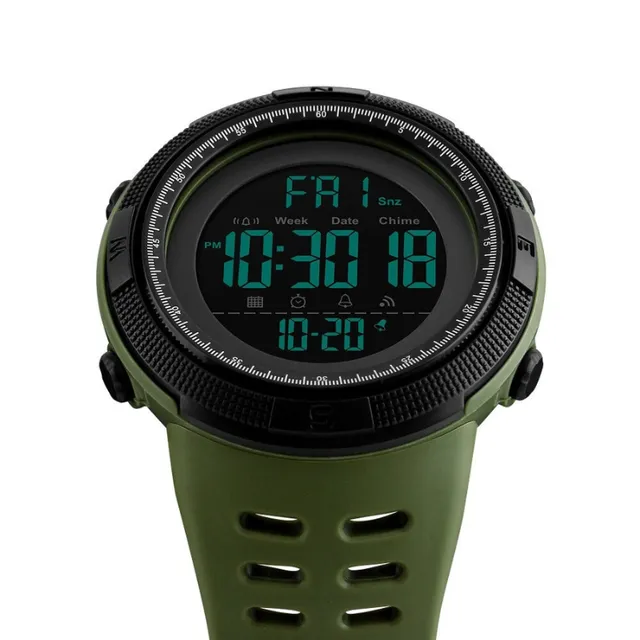 Multifunction waterproof digital watch