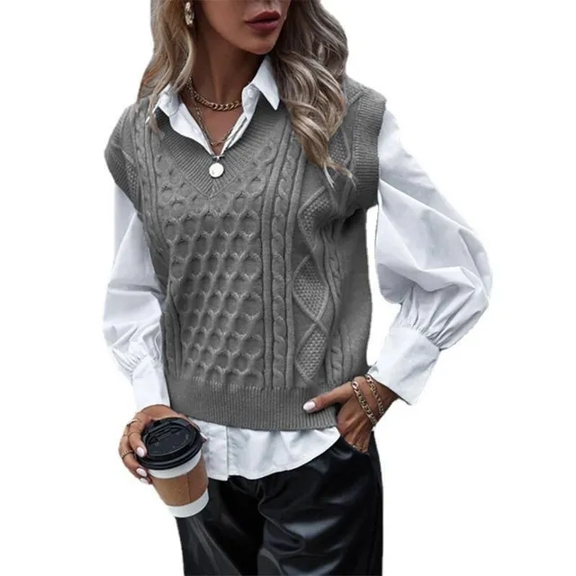 New Style Women's Fashion Knitted Vest