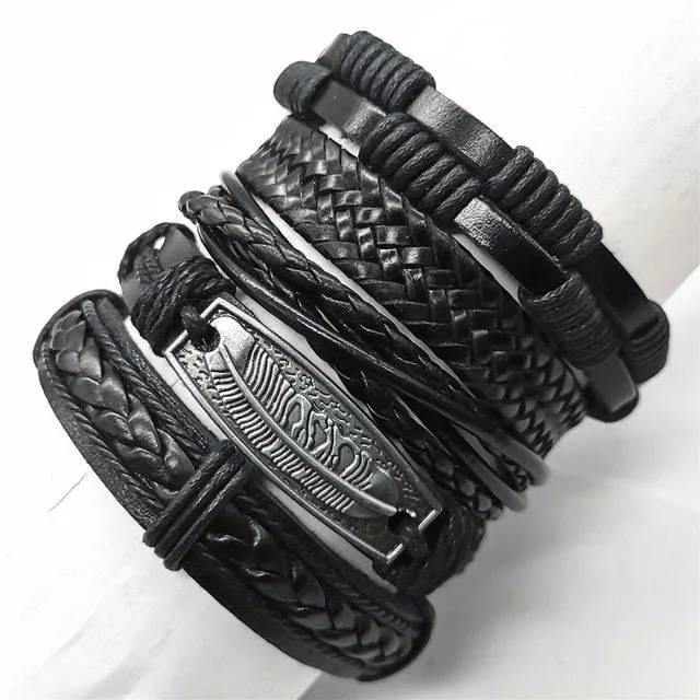 Leather bracelets JING JANG