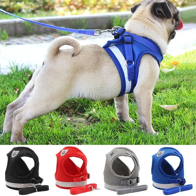 Breathable harness for dogs