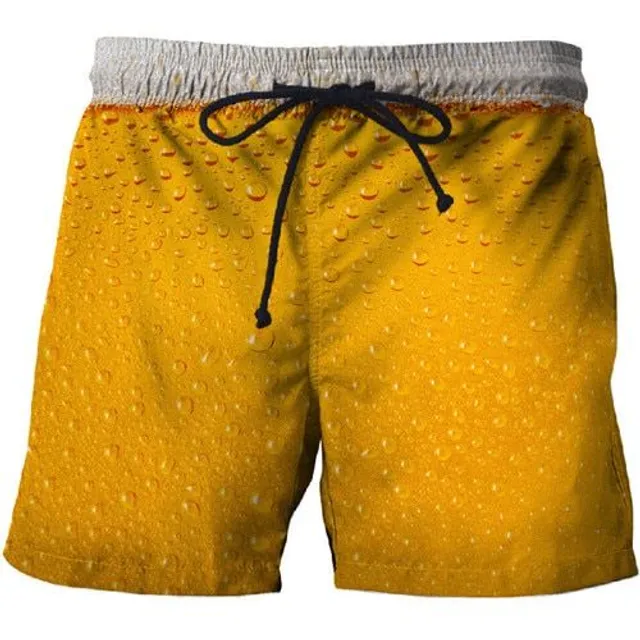 Men's stylish summer shorts Beer