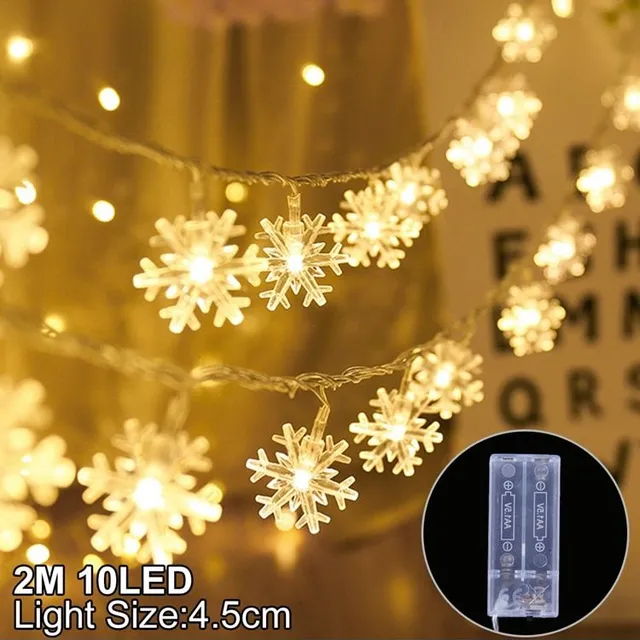 Świąteczne lampki LED Snowflake