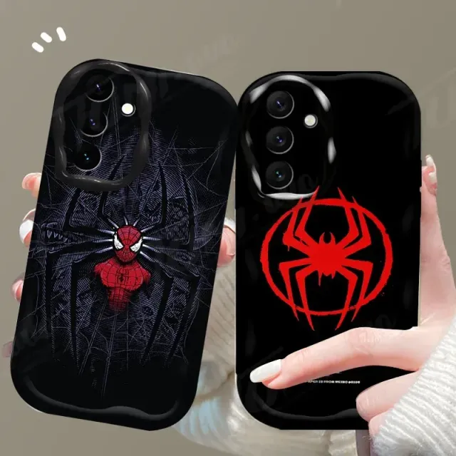 Husă de silicon trendy cu imagini ale eroului preferat Spider-Man pentru telefoanele Samsung Galaxy