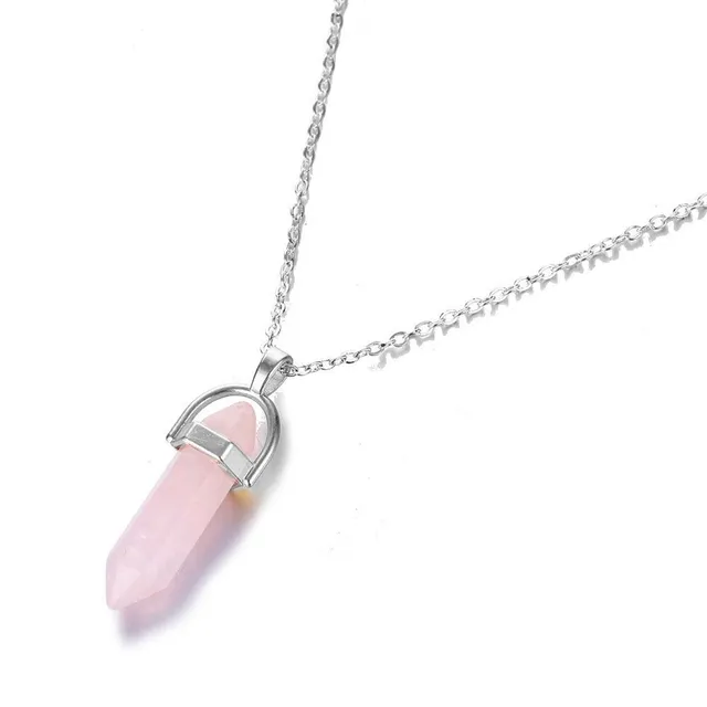 Ladies necklace with crystal J92