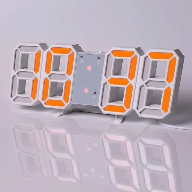 Wall mounted LED digital clock