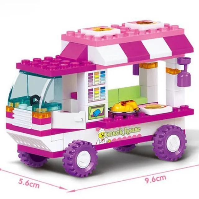 Children's kit for girls - mobile buffet and snack table