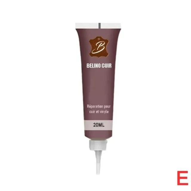 Gel de réparation de cuir 20ml pour sièges en cuir domestiques - couleur de réparation, crème de rénovation, pâte nettoyante X4P7