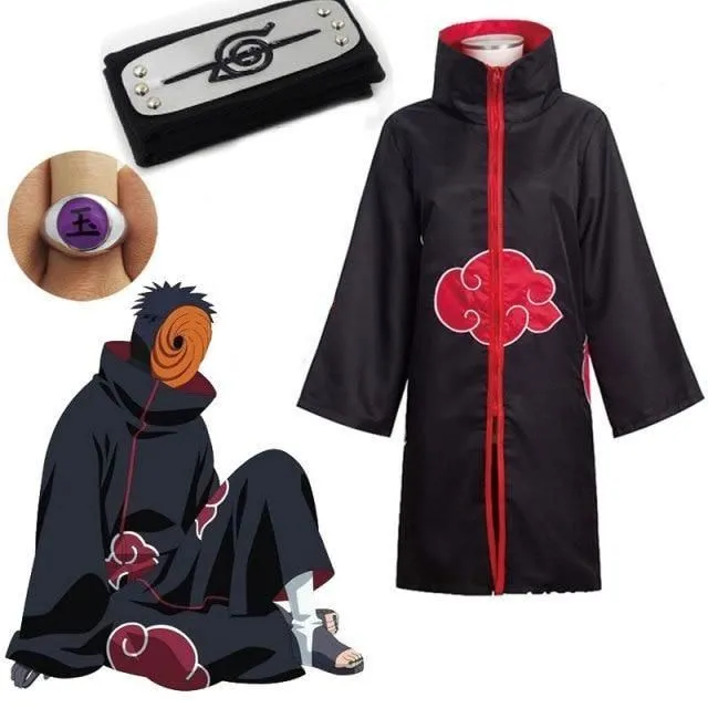 Halloweensky kostým Naruto Akatsuki tobi 135