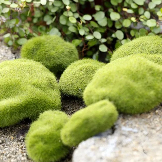 Artificial decorative moss