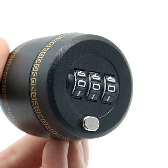 Code lock for wine bottle