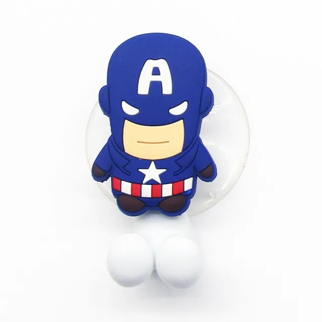Trendy kids toothbrush holder on suction cup - Superheroes