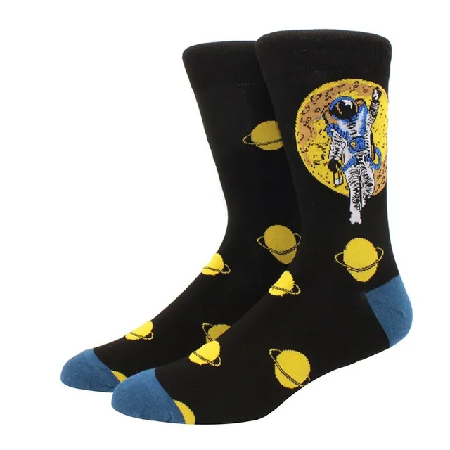 Funny colorful men socks for winter