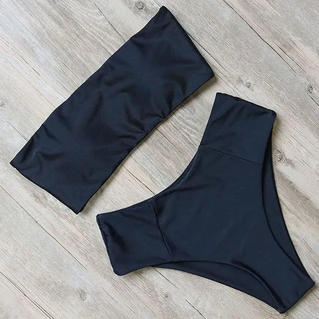 Dwa części strój kąpielowy dla kobiet bez pasków