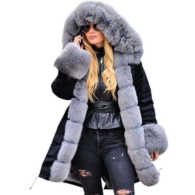 Luxury ladies jacket with fur coat Cody Wyatt