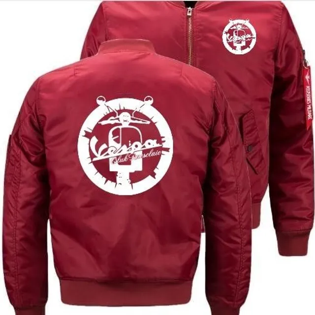 Stylish Vespa Men's Bomber