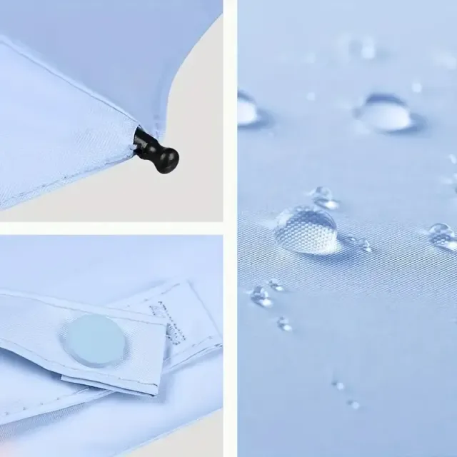 1ks jednoduchý jednobarevný deštník s krabičkou na kapsle