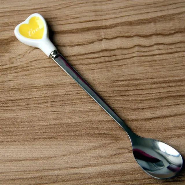 Tea spoon with heart