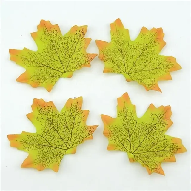 Decorative maple leaves - 100 pcs