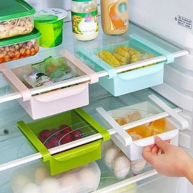 Organizer under shelf in refrigerator J2584