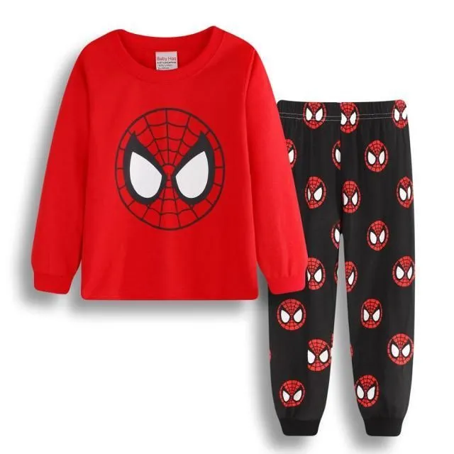 Pijama lungă pentru copii cu Spiderman