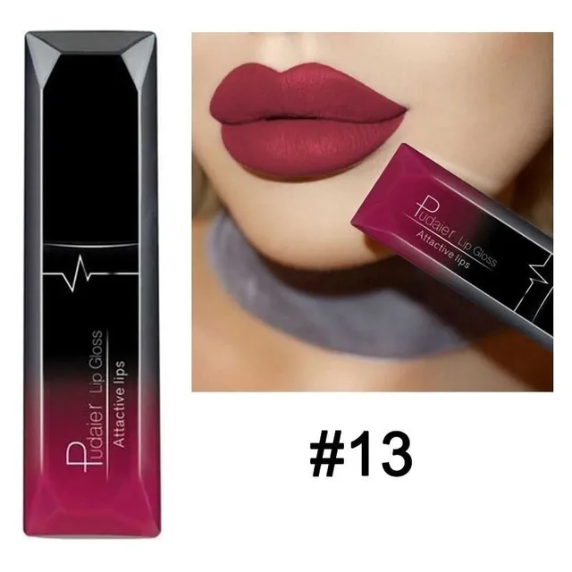 Waterproof matte liquid lipstick in several shades