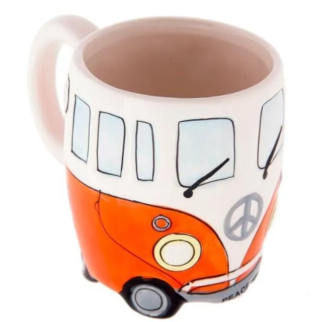 Ceramic mug hand painted J2546