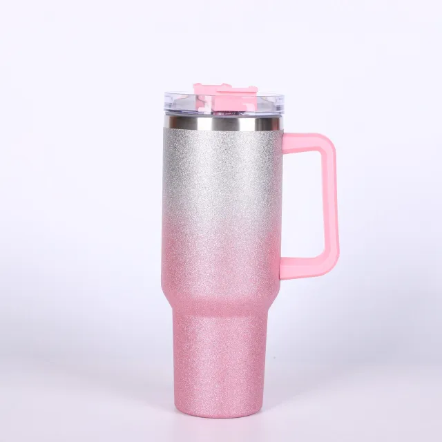 Stainless steel thermos 1200 ml with straw - Large capacity, double wall, keeps temperature