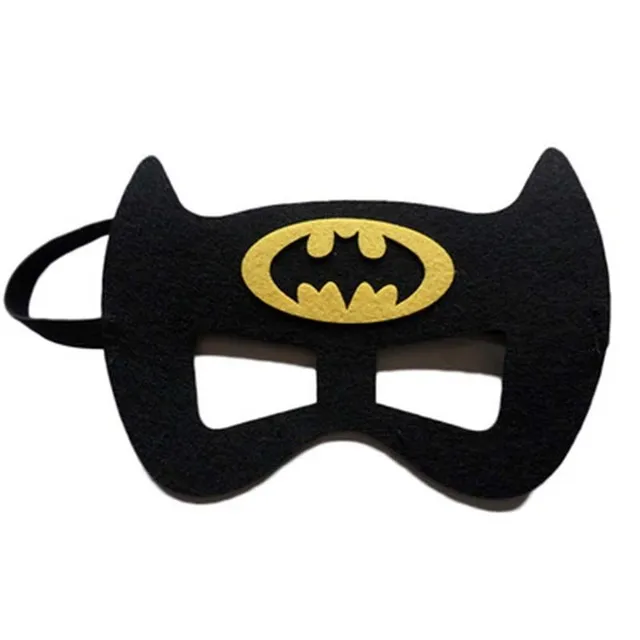 Mască de carnaval pentru copii cu print Batman și altele