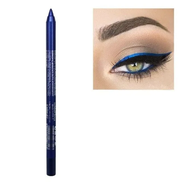 Long-lasting waterproof eye pencil - various colours