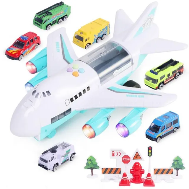 Children's toy airplane - firefighters, police