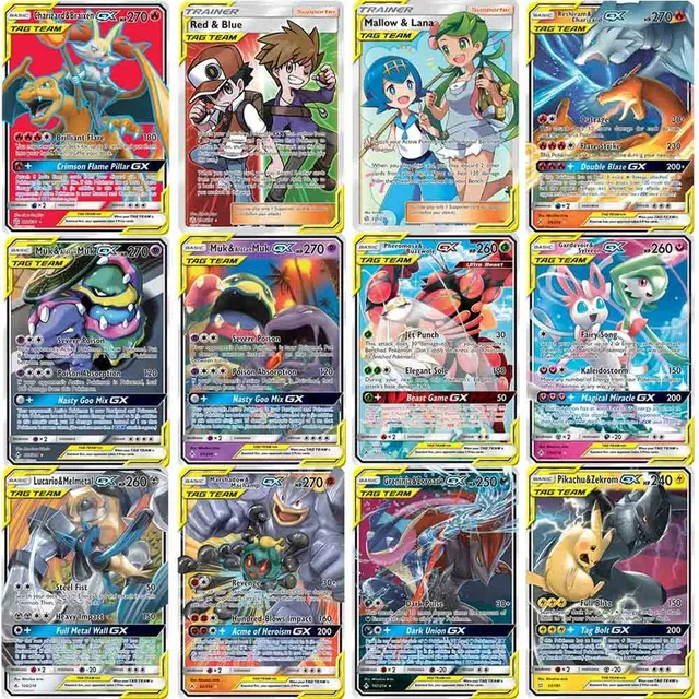 Pokémon Cards Deck Booster TAG TEAM - 30 pcs