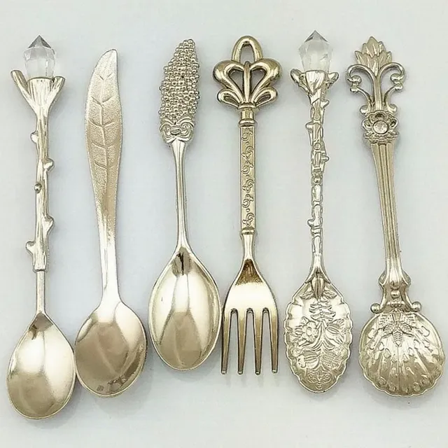 Decorative set of cutlery 6 pcs