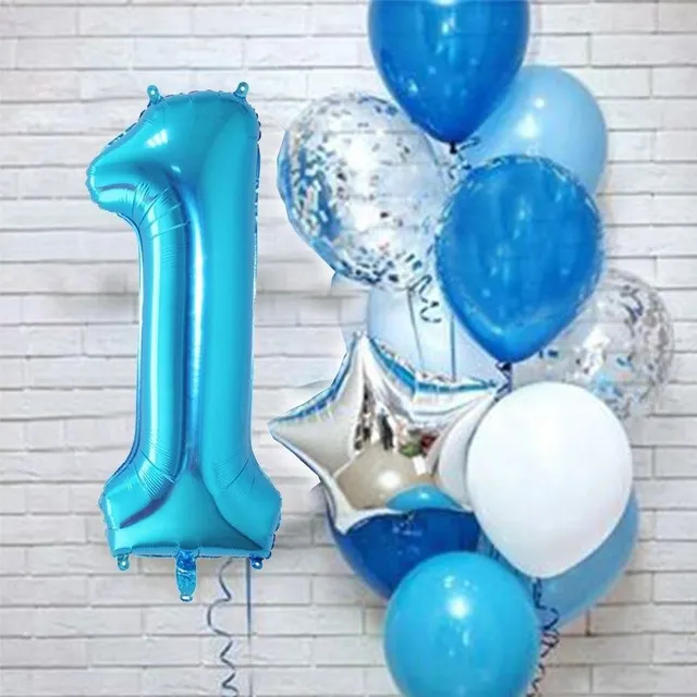 Set de baloane pentru ziua de naștere, 12 buc