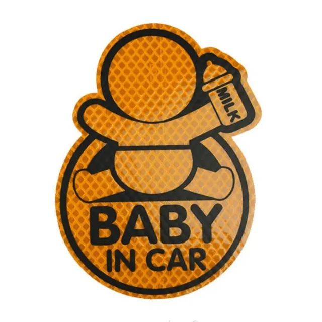 Reflective sticker for Baby in car