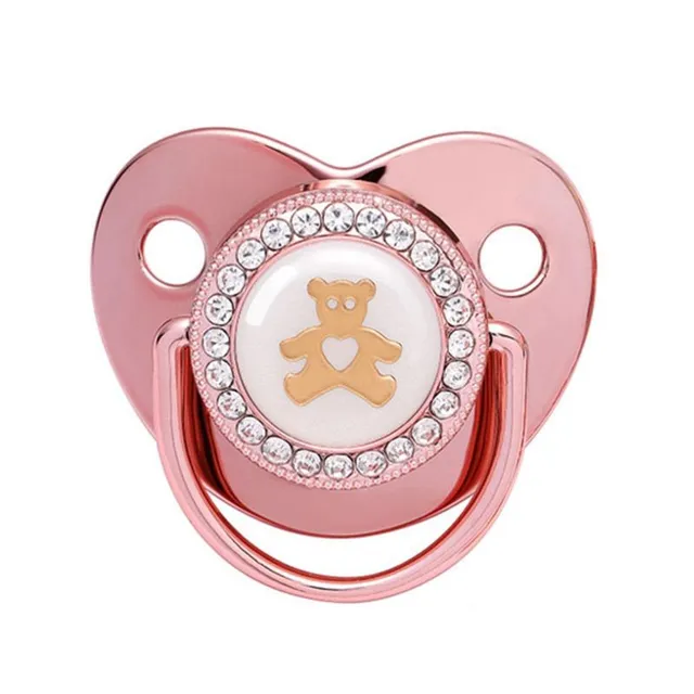 Original cute baby pacifier in beautiful soft colors for boys and girls Saul
