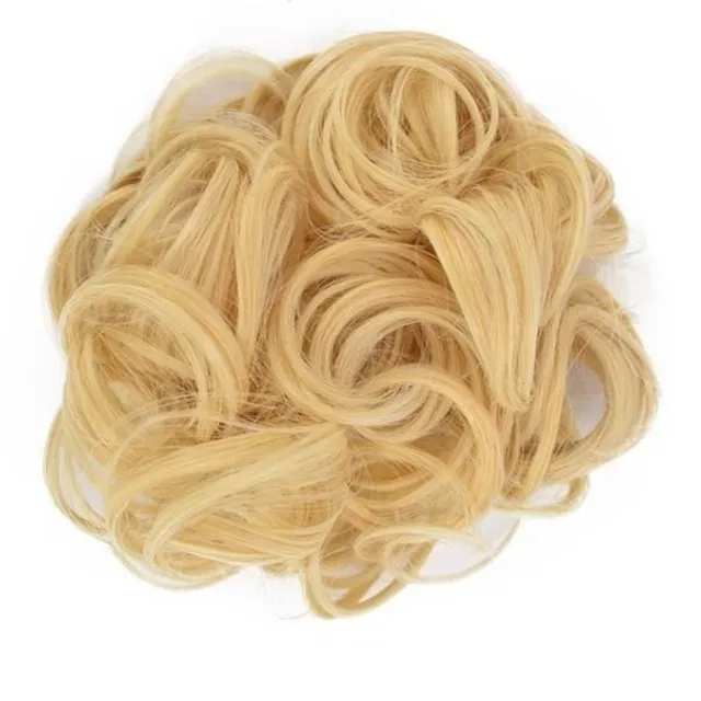 Hair binding with hair extensions for hairstyles