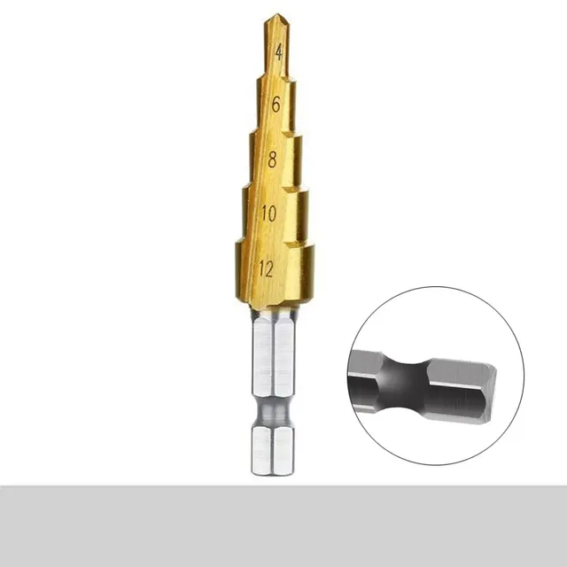 HSS scale drill with titanium coating