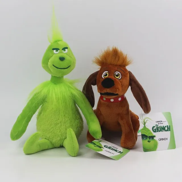 Plush toys of the Christmas Grinch characters