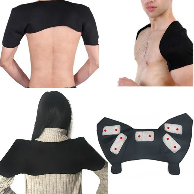 Turmalin warming belt for neck and shoulders