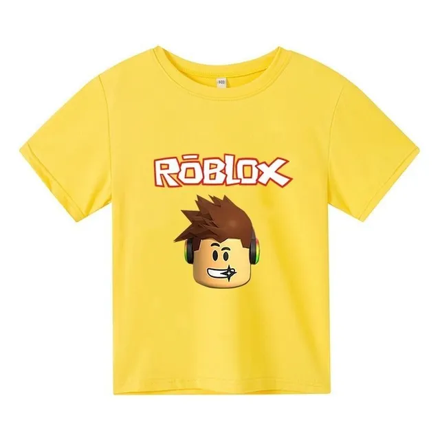 Gyermek stílusos rövid ujjú póló Roblox