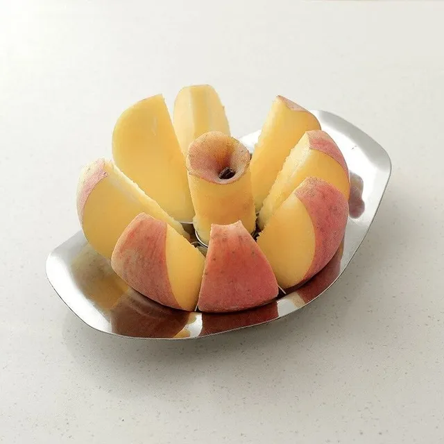 Stainless steel apple cutter